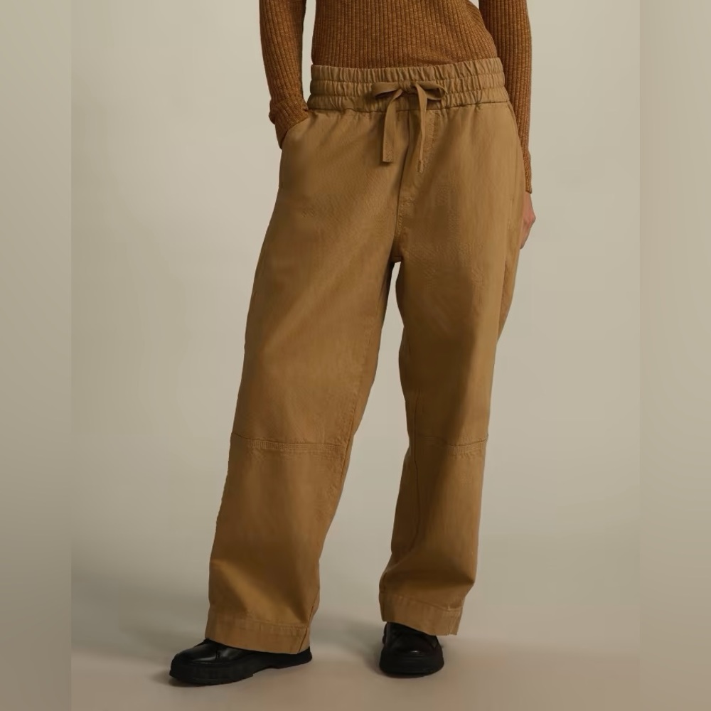 NEW Everlane Womens The Canvas Organic Cotton Pull On Pant Black Size S - Picture 12 of 16